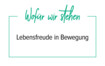 Überschrift "Wofür wir stehen" und Motto "Lebensfreude in Bewegung" 