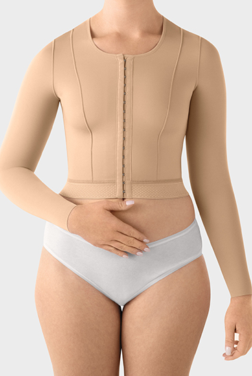 Thorax kurz beige