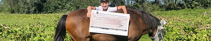 Spendenübergabe an Bürgerstiftung Aichach und Paulihof - Kinderhilfe gGmbH