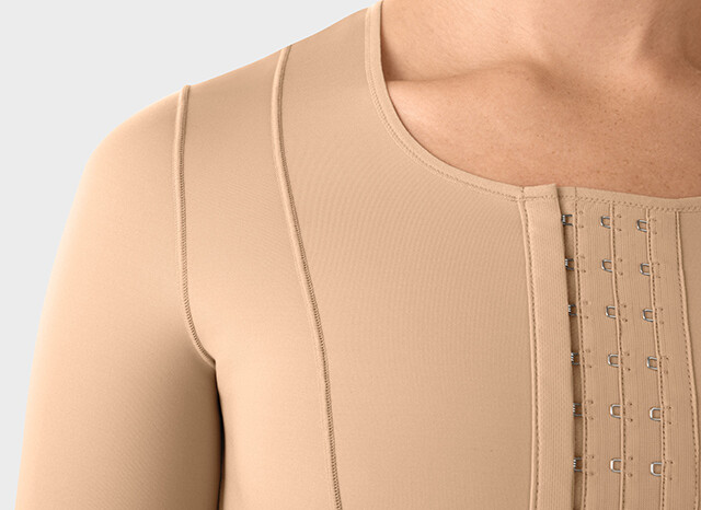 Juzo Comprima Thorax court Fermeture à agrafes à 3 rangées