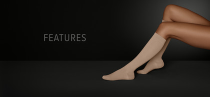 Juzo Move features Legs with Juzo Move below-knee stocking