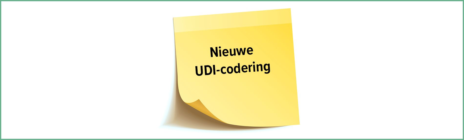 Nieuwe UDI-codering: uw voordelen