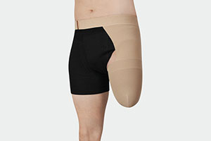 Image du produit bas-moignon Juzo Expert Cotton Homme portant un bas-moignon Juzo Expert Cotton