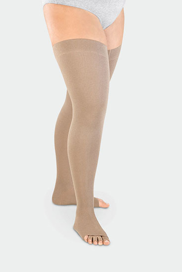 Product image - compression stocking with silver Compression stocking with silver