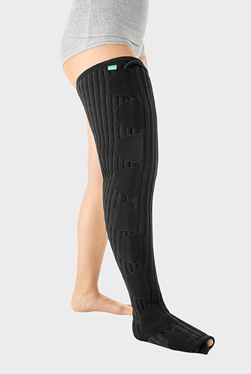 Juzo SleepCompress leg detailed view