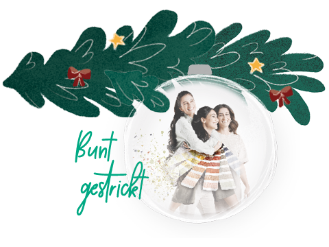 bunt gestrickt