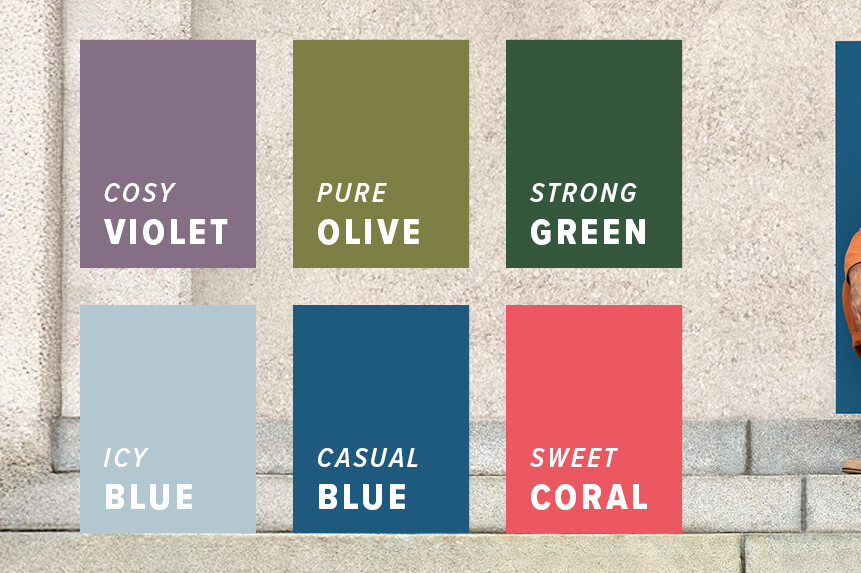 Les nouvelles Trend Colours: Colours in the City 2026/27