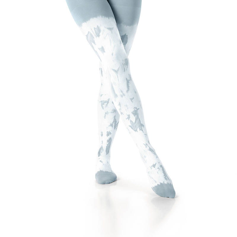 Batik Weiß-Icy Blue